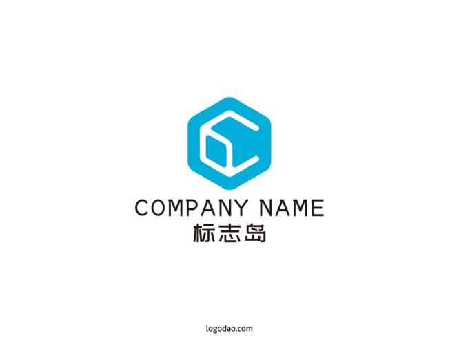 简约c字母矢量标志素材下载
