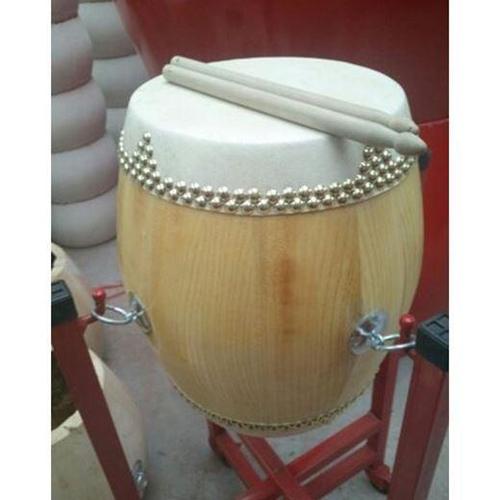 寸战鼓戏曲堂鼓京剧团战鼓锣鼓白茬鼓原木色牛皮民族大鼓 6.5 高音