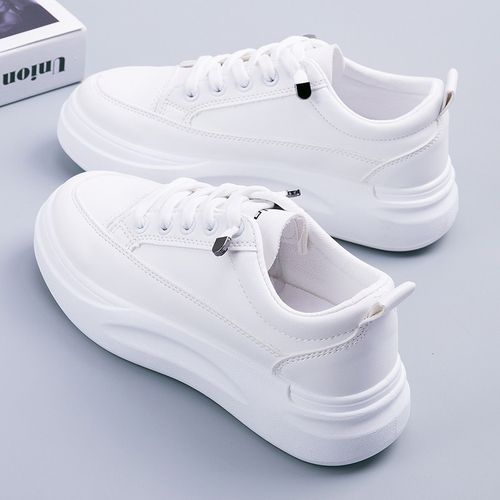 奔典品牌2020秋季新款女小白鞋ins街拍潮鞋百搭厚底板鞋运动休闲透气