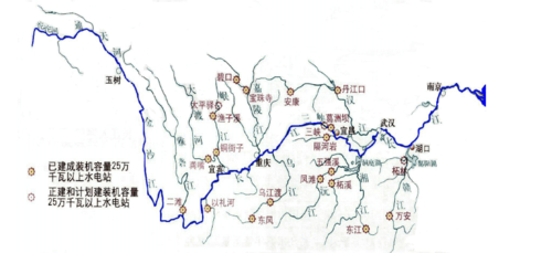 中国地理河流水系图