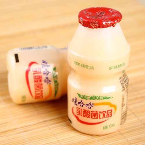 酸奶 乳酸菌 娃哈哈_娃哈哈乳酸菌饮料100ml/单瓶成长益生菌膳食纤维