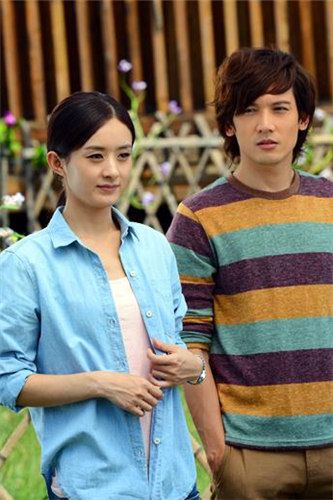 赵丽颖饰演江百合与关智斌饰演宁雨轩