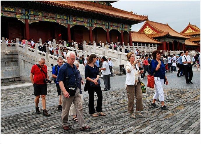 游故宫的老外(组图)