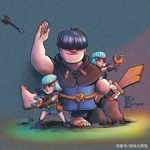 《皇室战争》玩家手绘作品欣赏:雷电法师在线放电