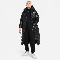 nike耐克羽绒服外套女装秋冬新款连帽长款运动服夹克衫