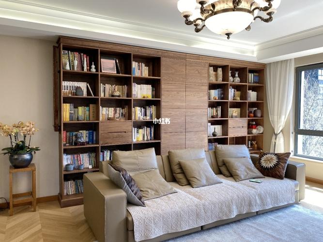 书柜_客厅_穿搭_沙发_胡桃木_设计_米高怎么样_家居家装_家具