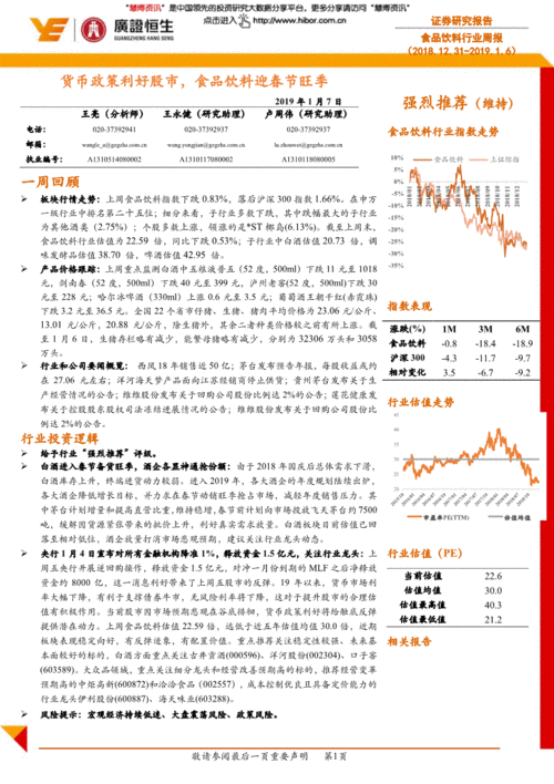 食品饮料行业研究报告:广证恒生-食品饮料行业周报:货币政策利好股市
