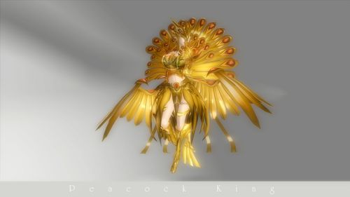 孔雀王黄金圣衣~~~~~~~~~~~~~~~~~有图~~~~mom2中可能会出现