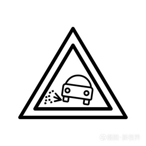 矢量丢失砾石图标标志图标矢量插图个人和商业用途