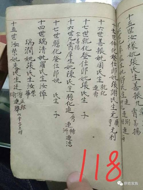 江西吉安廖氏家谱【手抄】