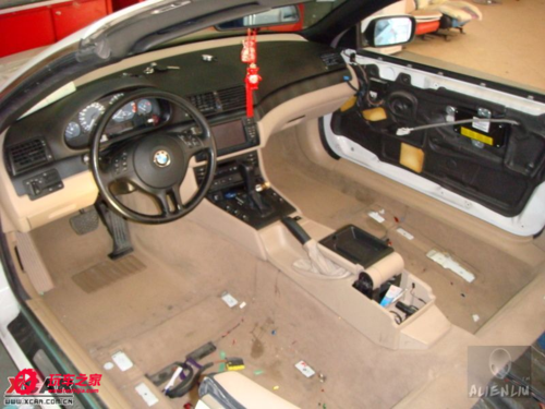 宝马e46 325ci 敞篷内饰改装