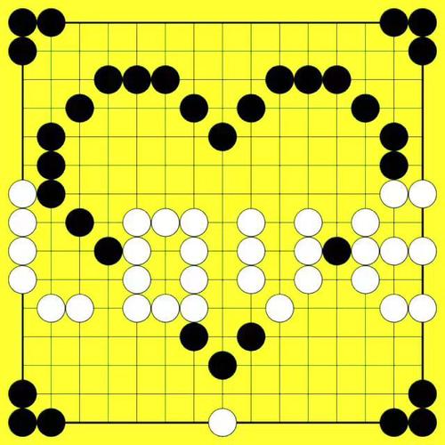 围棋创意摆棋图案