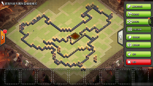 部落冲突10本中国地图阵型升级版附实战效果