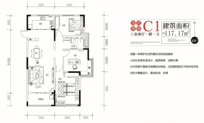 名邦国际花都_户型图_图库_临泉房产网