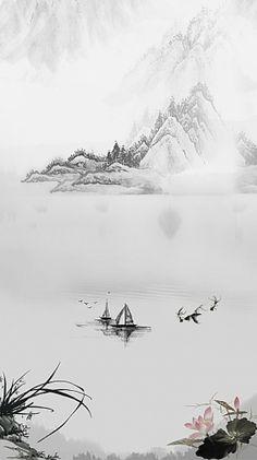 山水-花瓣网|陪你做生活的设计师 | 山水背景 山水情