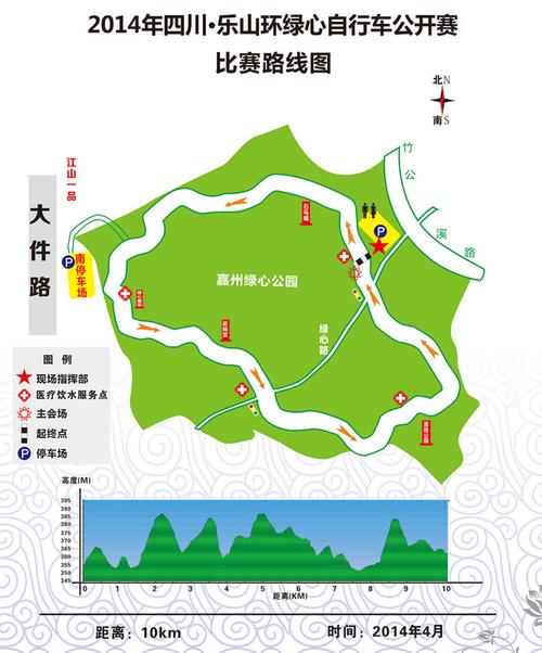 2014年四川·乐山环绿心自行车公开赛
