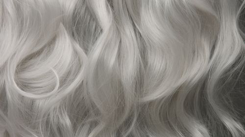 银色头发银发头发发质