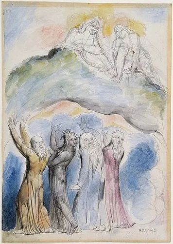 威廉布莱克(william blake)所绘《神曲》插图,1824~1827年【37】the