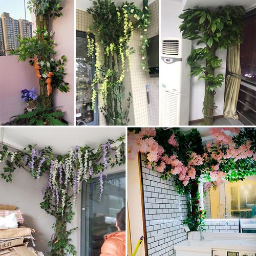 消防管道装饰品仿真假树皮管道装饰遮挡包下水管消防管管子柱子室内