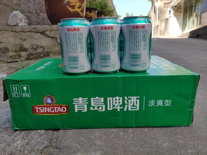 青岛啤酒淡爽型8度听装清爽型易拉罐黄啤酒啤酒整箱330ml啤酒