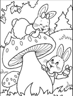 情景简笔画完整带颜色