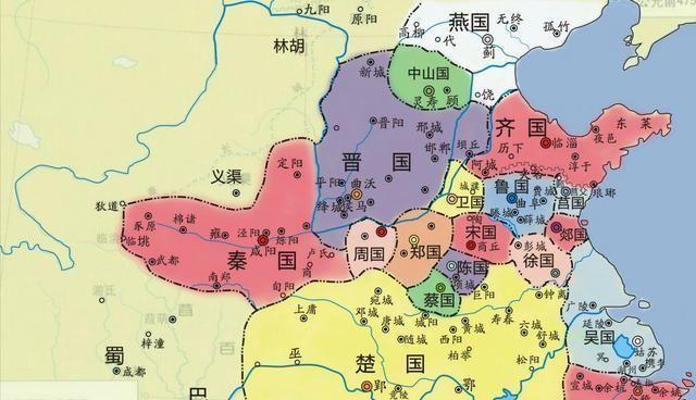 春秋战国时期的版图变化:可以清楚从诸侯争霸到秦国统一的过程