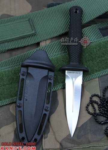 cold steel 冷钢 counter tac ii 10dc 短款匕首刺