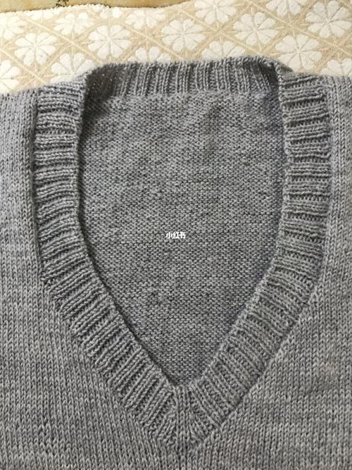男士鸡心领毛线背心_背心_针织_编织_兴趣爱好_手工