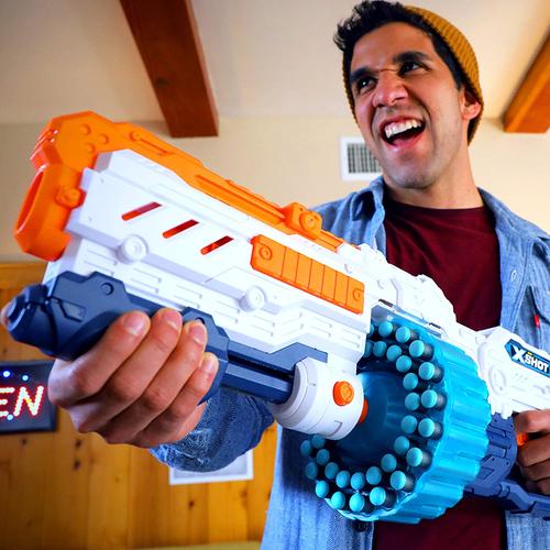 zuru xshot turbo涡轮发射器软弹枪 大容量连发玩具枪