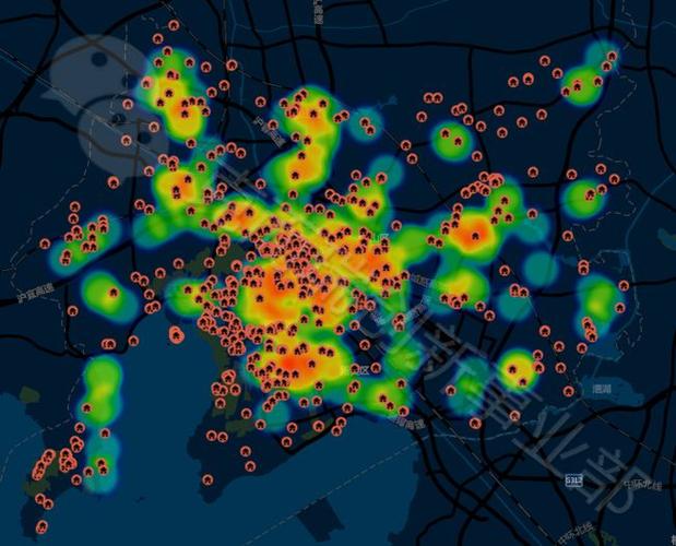 无锡全市景点布局与房价热力图