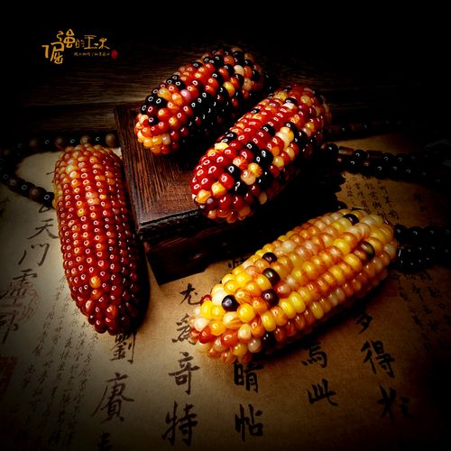 文玩小玉米把件女士时来运转女款男士饰品随身招财把玩手工挂件