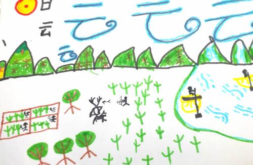 学生美术作品展～《象形文字的联想》