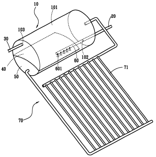 cn200975796y_太阳能热水器提升释水效率的改良储水桶结构失效