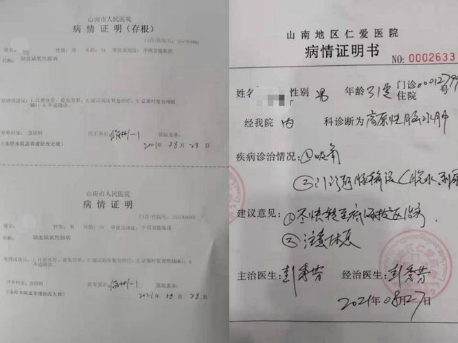 员工病例 安能重庆公司供图