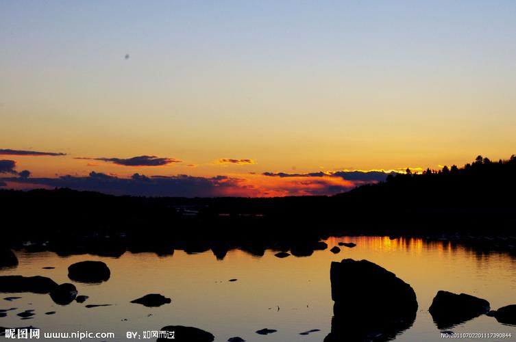 夕阳美景图片