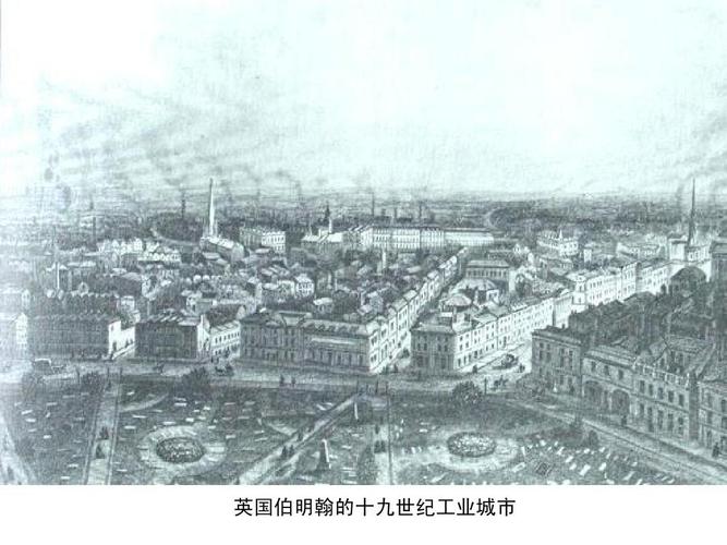 英国伯明翰的十九世纪工业城市