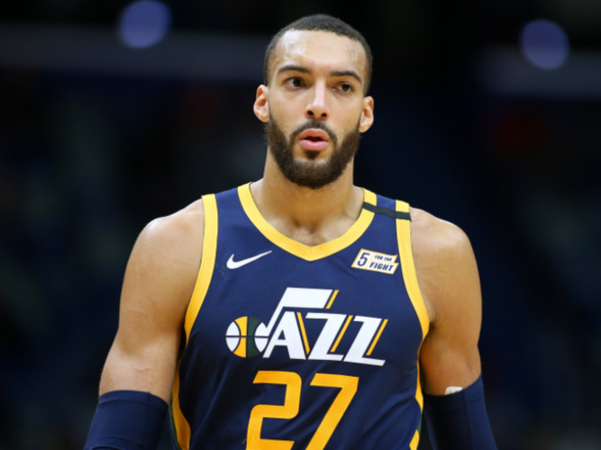 戈贝尔:判罚令我感到不满,蔡恩抬肘那次就是犯规