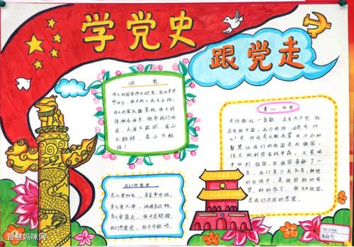 党的生日手抄报简单又漂亮