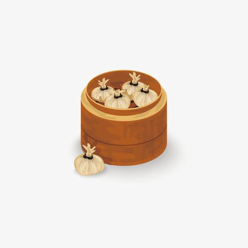 关键词 : 手绘,卡通,食物,汤包,早餐,蒸包子