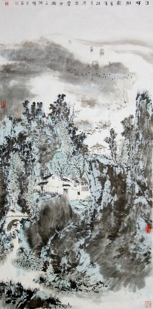鉴长春            江畔帆影