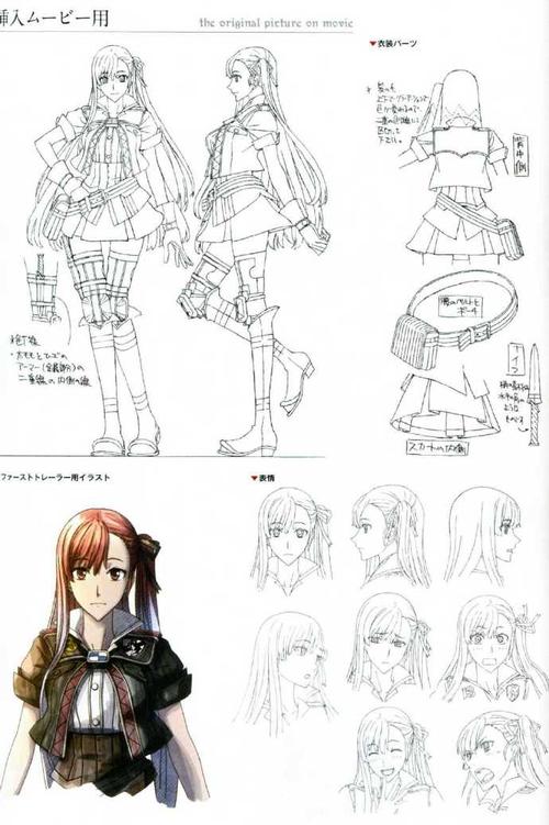 sai资源库# 动漫女仆服及战场女武神服装绘画参考,自己收藏,转需