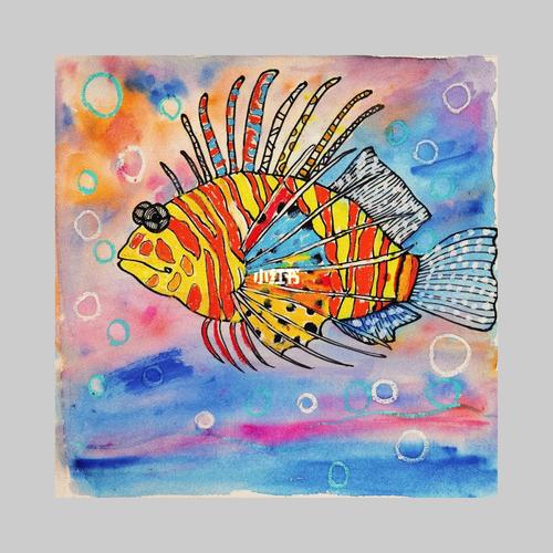 儿童画狮子鱼9506_儿童画_文化_绘画