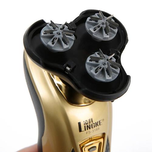 多功能三合一电动剃须刀 凌科男士充电式防水胡须刀理发器鼻毛器