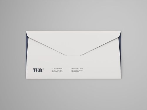 侧缝信封外观设计样机模板 side seam envelope mockup