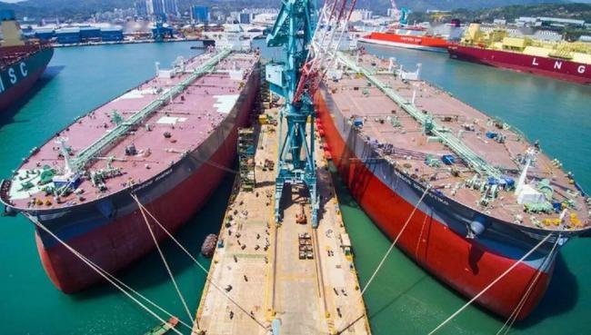 中国造船厂再夺第一韩国微弱优势屈居第二德指出双方最大区别