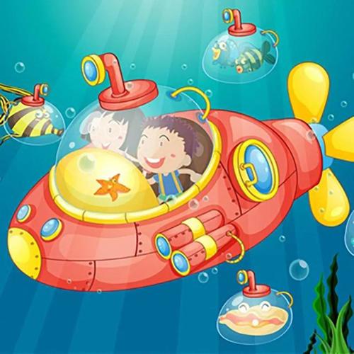 美术教案|潜水艇