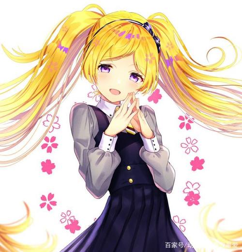 金发少女合集,与生俱来的高贵,二次元真的美!