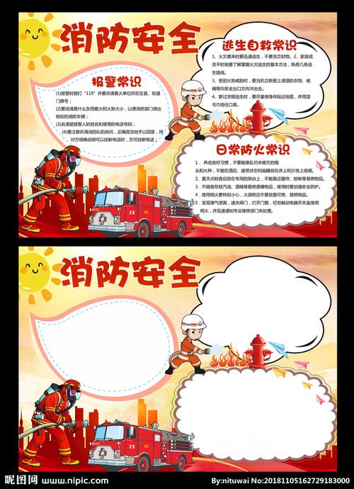 消防手抄报图片