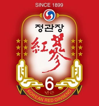 正官庄产品的商标标识由体现其作为大韩民国特产的太极标志和面向未来