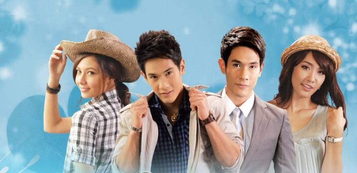 该剧讲述了双胞胎兄弟thoop,tian和女孩kachao,meekrop四个人之间的